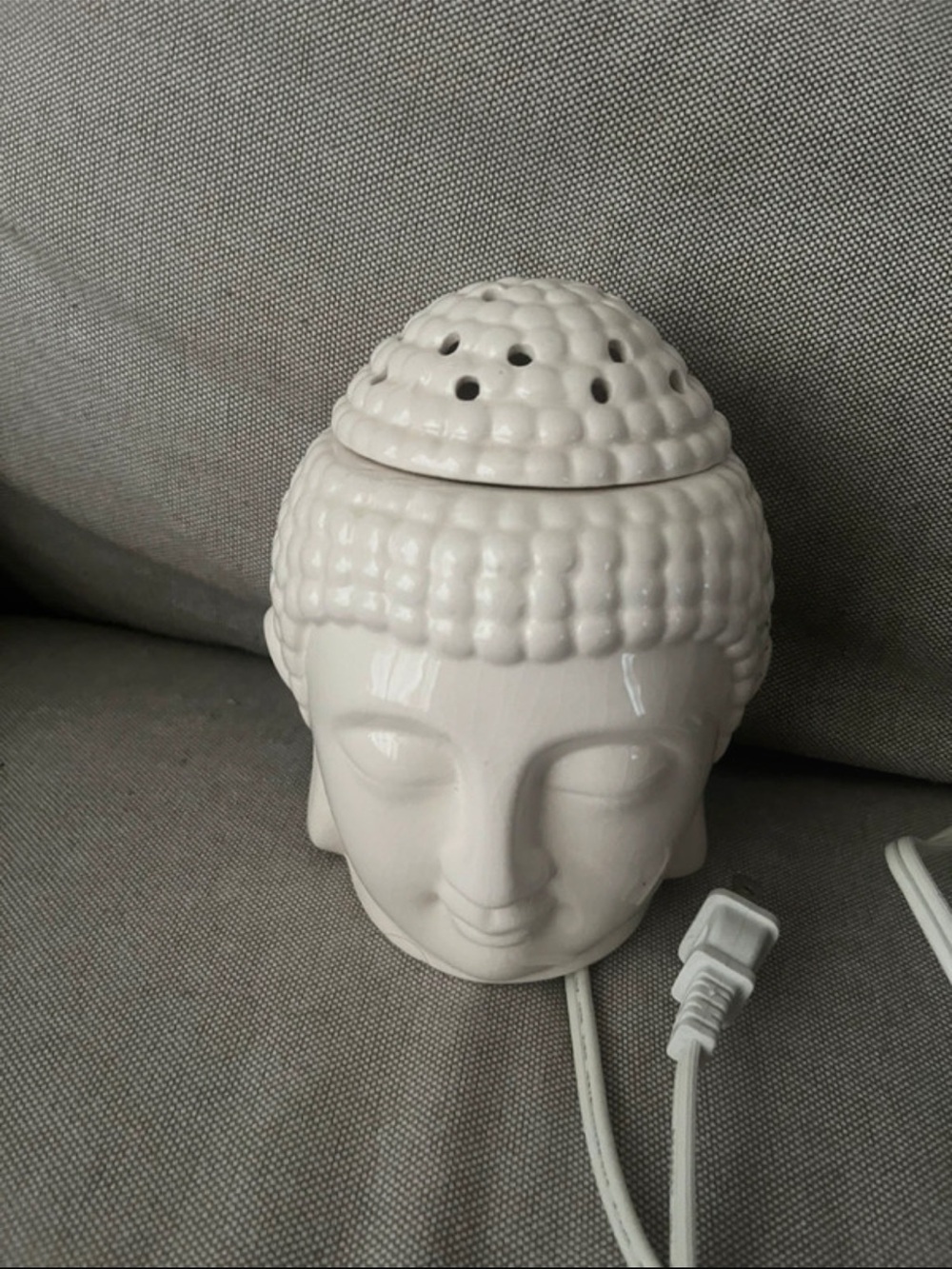 Chesapeake Bay White Ceramic Buddha Wax Warmer - Home Accents